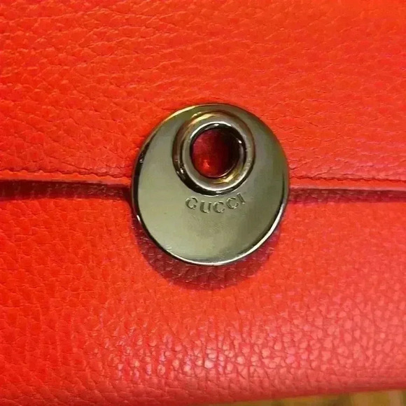 Gucci Eclipse Leather Continental Wallet with chain - Picture 5 of 14